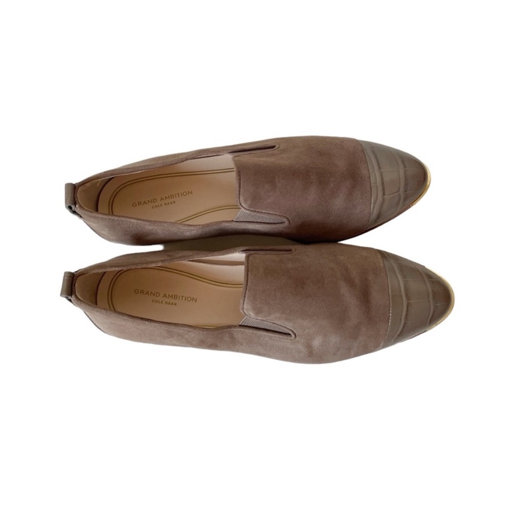 Cole Haan Grand Ambition tan suede flats size 8.5 - Picture 6 of 10